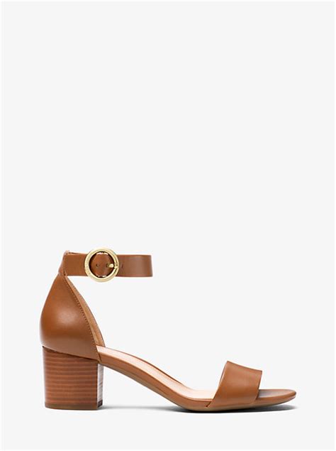 michael michael kors lena leather sandals|Michael Kors sandals outlet.